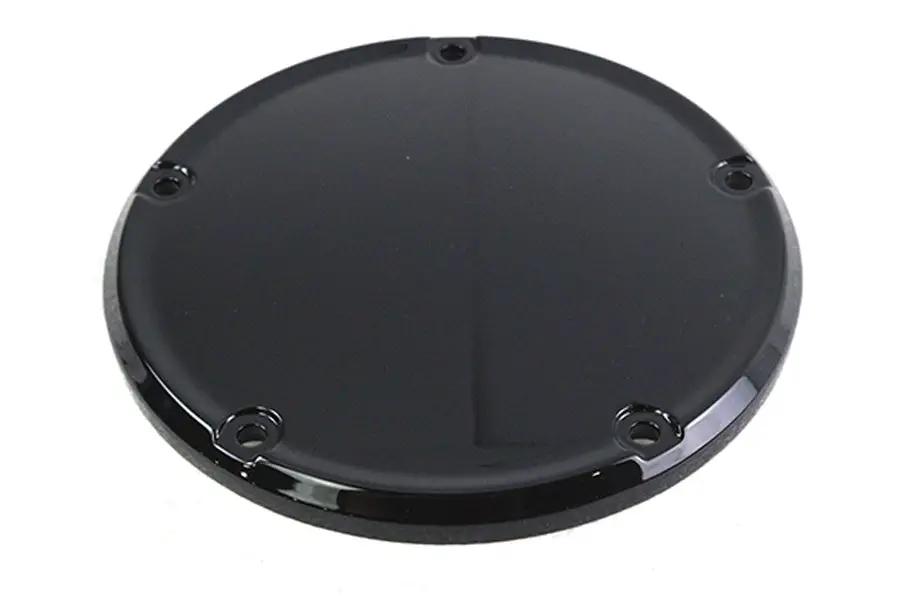 V-Twin Gloss Black 5 Hole Domed Derby Cover for Harley Davidson FLST & FXST Models by V-Twin