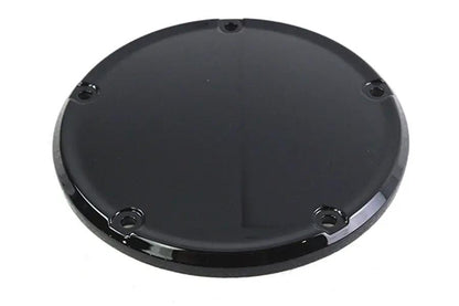 V-Twin Gloss Black 5 Hole Domed Derby Cover for Harley Davidson FLST & FXST Models by V-Twin