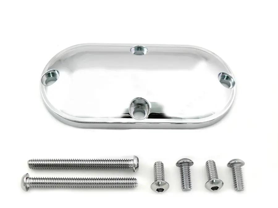 V-Twin Chrome Smooth Inspection Cover for Harley Davidson FL (Part #77624) by V-Twin