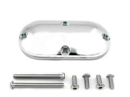 V-Twin Chrome Smooth Inspection Cover for Harley Davidson FL (Part #77624) by V-Twin