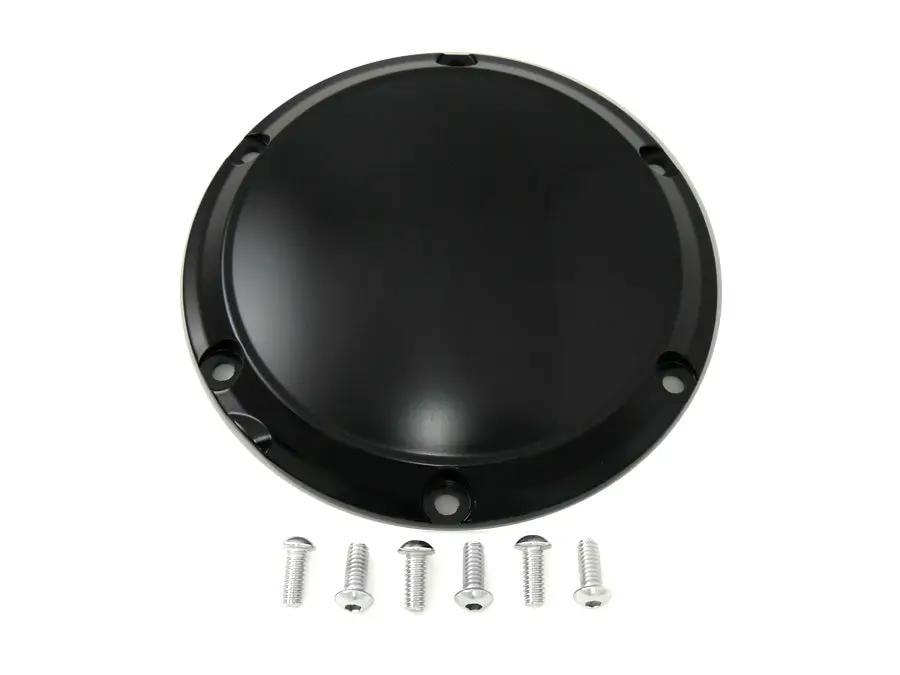 V-Twin Black 6-Hole Smooth Derby Cover for Harley Davidson XL (Part #77617) by V-Twin