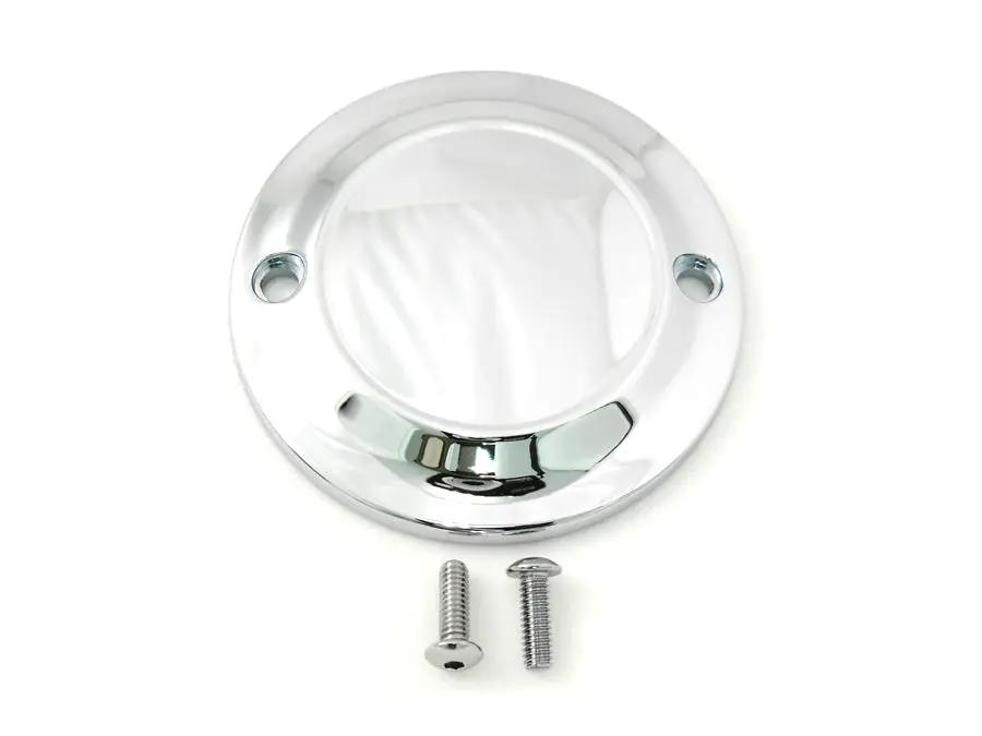 V-Twin Chrome 2-Hole Smooth Ignition System Cover for Harley Davidson XL (Part #77622) by V-Twin