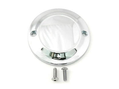 V-Twin Chrome 2-Hole Smooth Ignition System Cover for Harley Davidson XL (Part #77622) by V-Twin