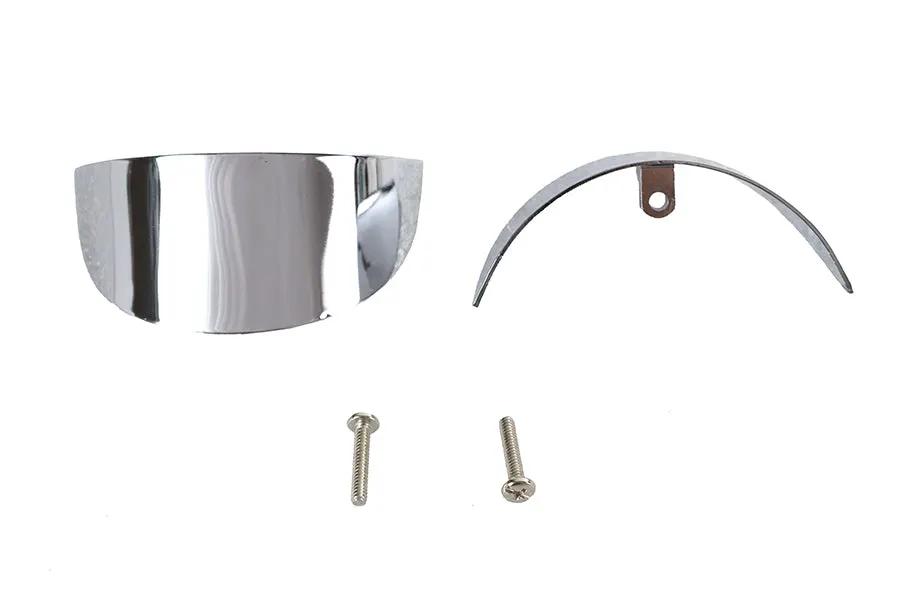 V-Twin Chrome Turn Signal Visor for Harley Davidson FLT (1986-1995) by V-Twin