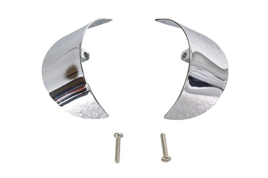 V-Twin Chrome Turn Signal Visor for Harley Davidson FLT (1986-1995) by V-Twin