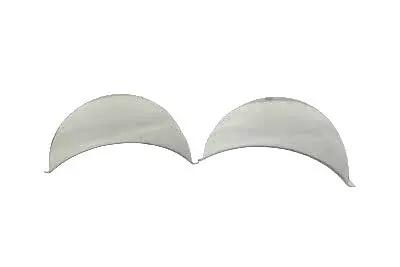 V-Twin 75312 Chrome 4-1/2 inch Spotlamp Visor Set for Harley Davidson FLT by V-Twin