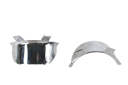 V-Twin Chrome 1-3/4 Inch Visor Set for Dresser Light Bar - Model 42-0204 by V-Twin