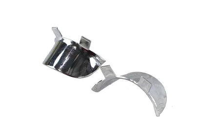 V-Twin Chrome 1-3/4 Inch Visor Set for Dresser Light Bar - Model 42-0204 by V-Twin