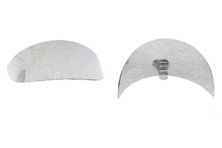V-Twin Chrome 4-1/2 Inch Deco Spotlamp Visor Set for Harley Davidson FL Models by V-Twin