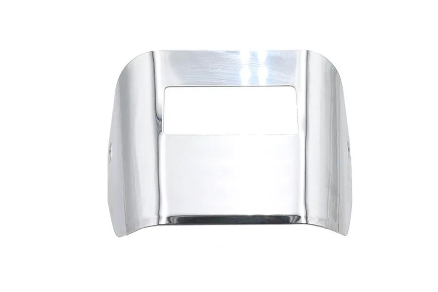V-Twin Chrome Tail Lamp Visor Smooth with Cutout for Harley Davidson FX (1973-1982) by V-Twin