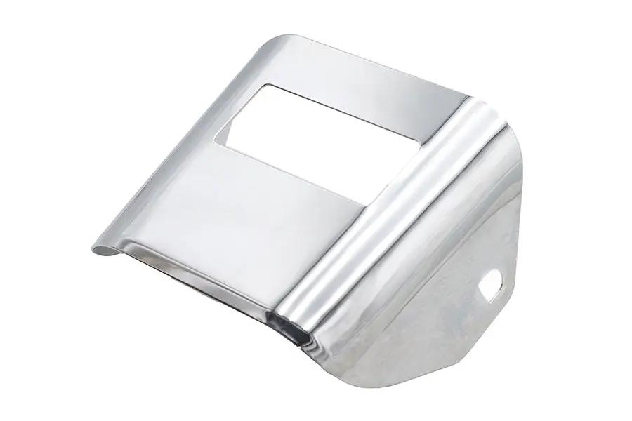 V-Twin Chrome Tail Lamp Visor Smooth with Cutout for Harley Davidson FX (1973-1982) by V-Twin