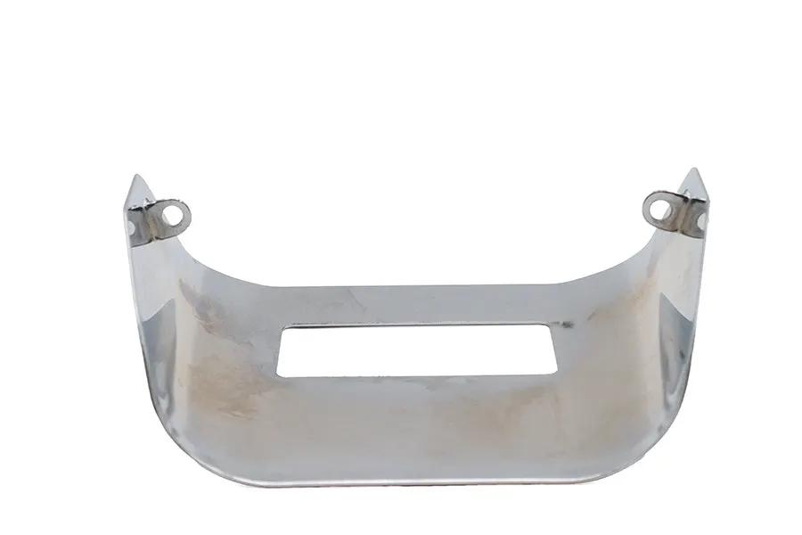 V-Twin Chrome Tail Lamp Visor Smooth with Cutout for Harley Davidson FX (1973-1982) by V-Twin
