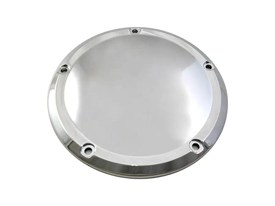 V-Twin M8 Chrome Smooth Derby Cover for Harley Davidson FLT (Part #77926) by V-Twin