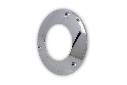 V-Twin 302493 Chrome 3-Hole C-Thru Derby Cover for Harley Davidson FL Models by V-Twin