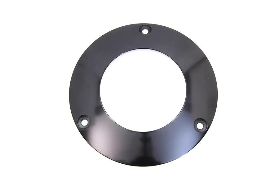 V-Twin Black 3-Hole C-Thru Derby Cover for Harley Davidson FL 1970-1979 Part #302494 by V-Twin