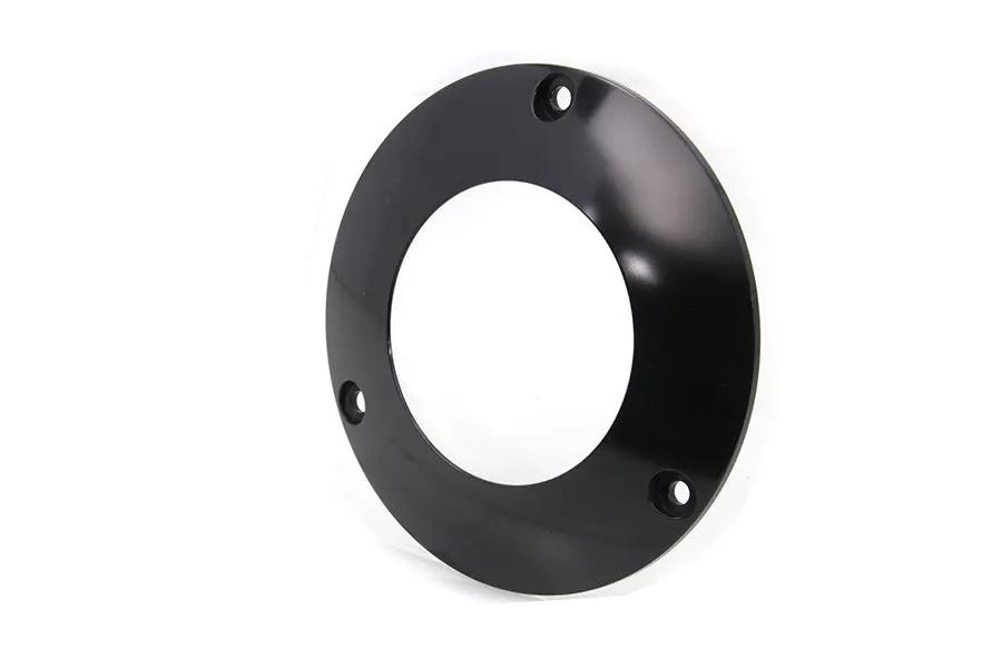 V-Twin Black 3-Hole C-Thru Derby Cover for Harley Davidson FL 1970-1979 Part #302494 by V-Twin
