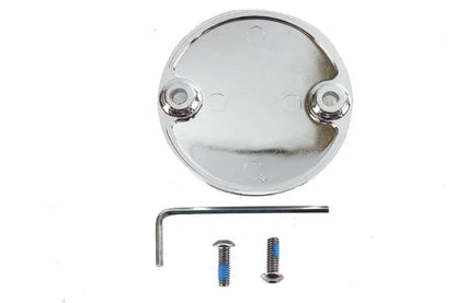 V-Twin M8 Ignition System Cover with Eagle Design - Chrome Finish for Harley Davidson FLT Models by V-Twin