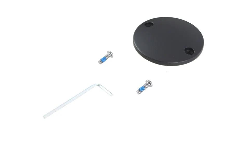 V-Twin M8 Ignition System Cover Smooth Flat Black for Harley Davidson FLT Models by V-Twin