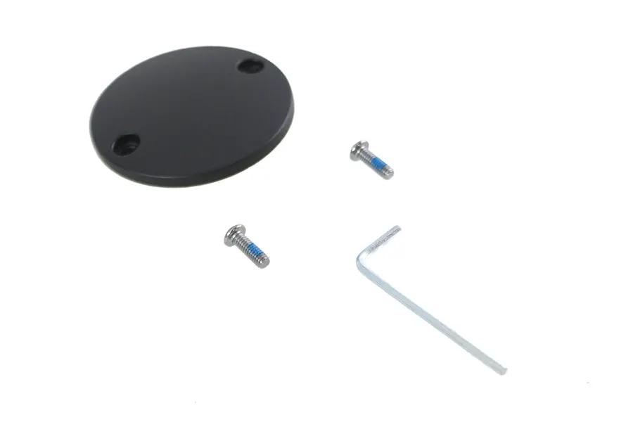 V-Twin M8 Ignition System Cover Smooth Flat Black for Harley Davidson FLT Models by V-Twin