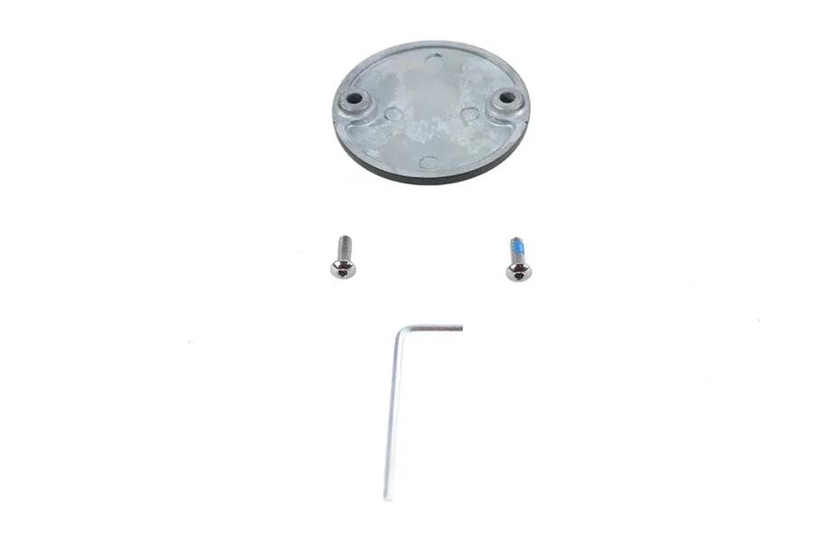 V-Twin M8 Ignition System Cover Smooth Flat Black for Harley Davidson FLT Models by V-Twin