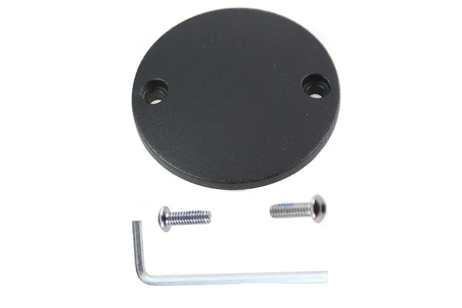 V-Twin M8 Ignition System Cover in Smooth Wrinkle Black for Harley Davidson FLT Models by V-Twin