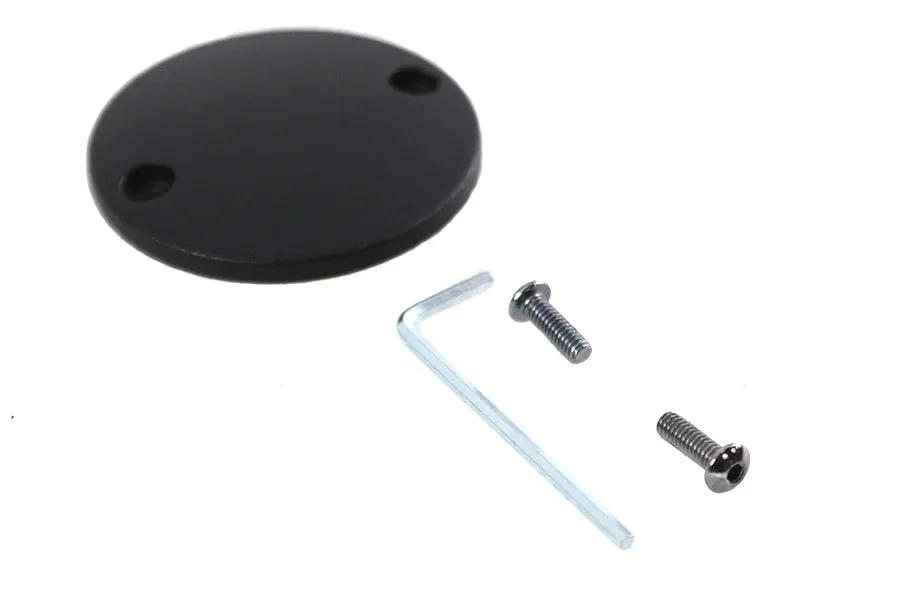 V-Twin M8 Ignition System Cover in Smooth Wrinkle Black for Harley Davidson FLT Models by V-Twin