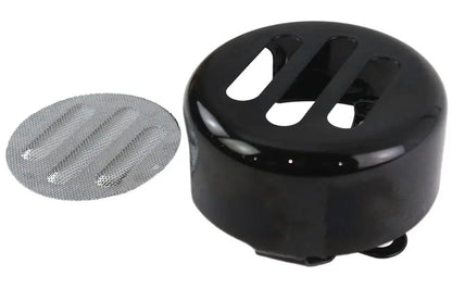 V-Twin 77130B 3 Slot Round Horn Cover in Black for Harley Davidson XL Models by V-Twin