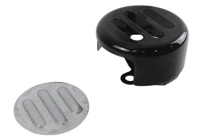 V-Twin 77130B 3 Slot Round Horn Cover in Black for Harley Davidson XL Models by V-Twin