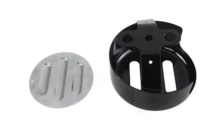 V-Twin 77130B 3 Slot Round Horn Cover in Black for Harley Davidson XL Models by V-Twin