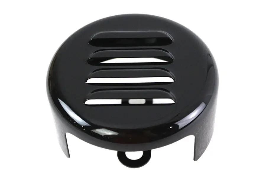 V-Twin Black Louvered Horn Cover for Harley Davidson FLT Models (Part #76705L) by V-Twin