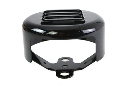 V-Twin Black Louvered Horn Cover for Harley Davidson FLT Models (Part #76705L) by V-Twin