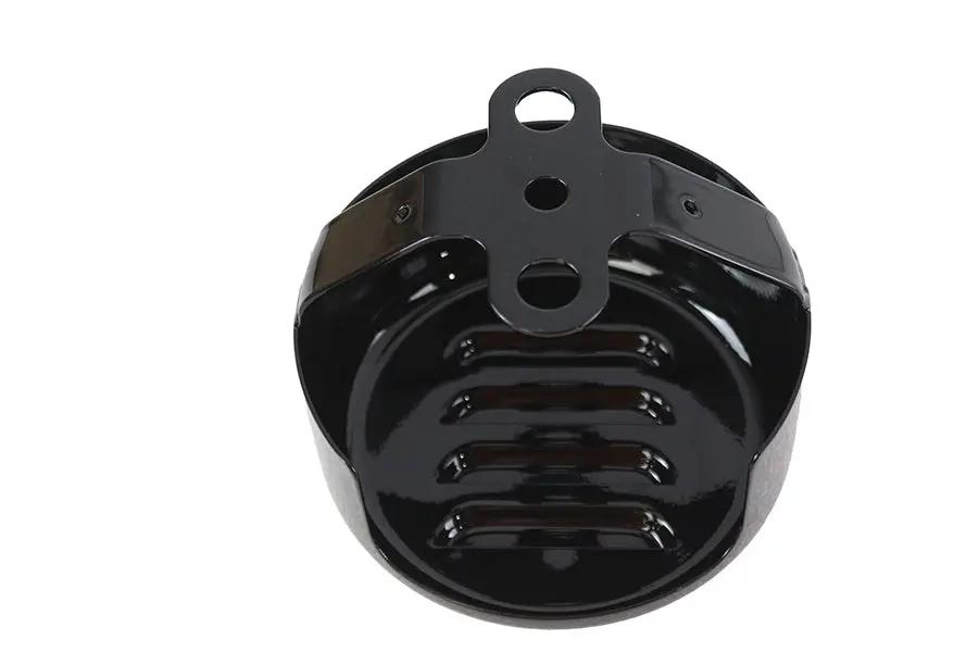 V-Twin Black Louvered Horn Cover for Harley Davidson FLT Models (Part #76705L) by V-Twin