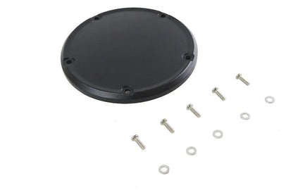 V-Twin Wrinkle Black 5 Hole Domed Derby Cover for Harley Davidson FLSB and FXST Models by V-Twin