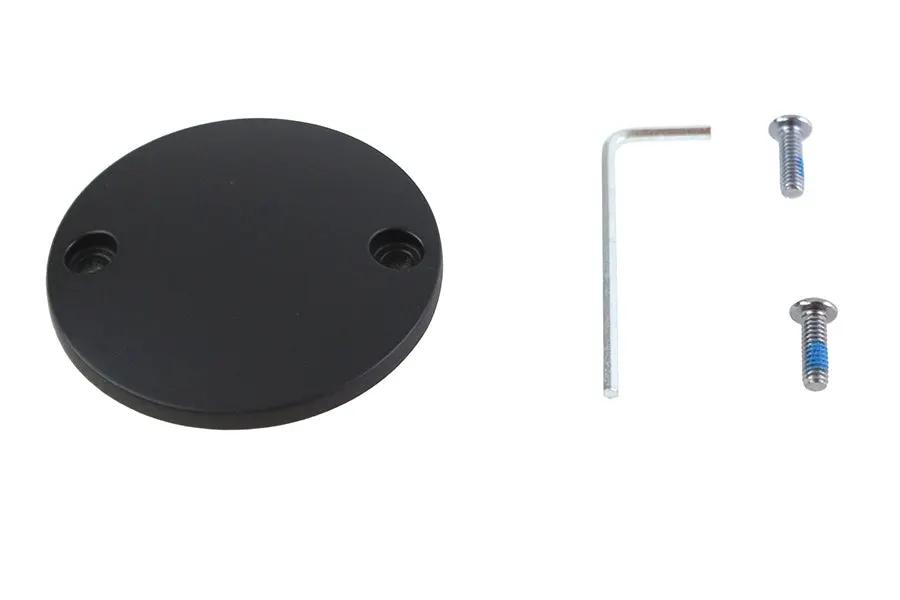 V-Twin M8 Ignition System Cover Domed Matte Black for Harley Davidson FLT Models by V-Twin