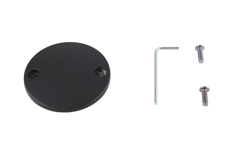 V-Twin M8 Ignition System Cover Domed Wrinkle Black for Harley Davidson FLT Models by V-Twin