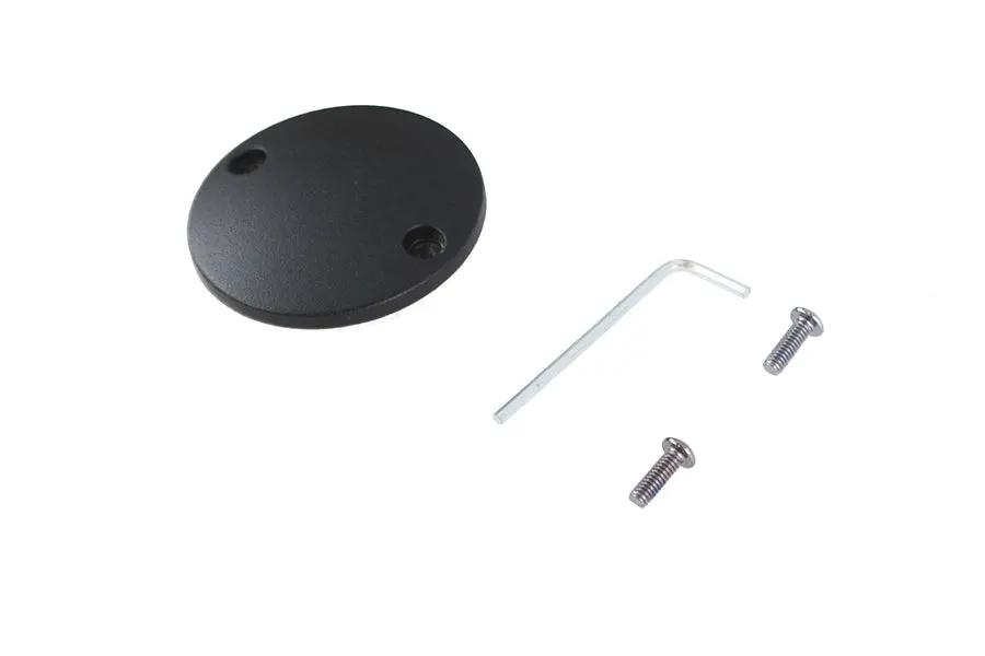 V-Twin M8 Ignition System Cover Domed Wrinkle Black for Harley Davidson FLT Models by V-Twin