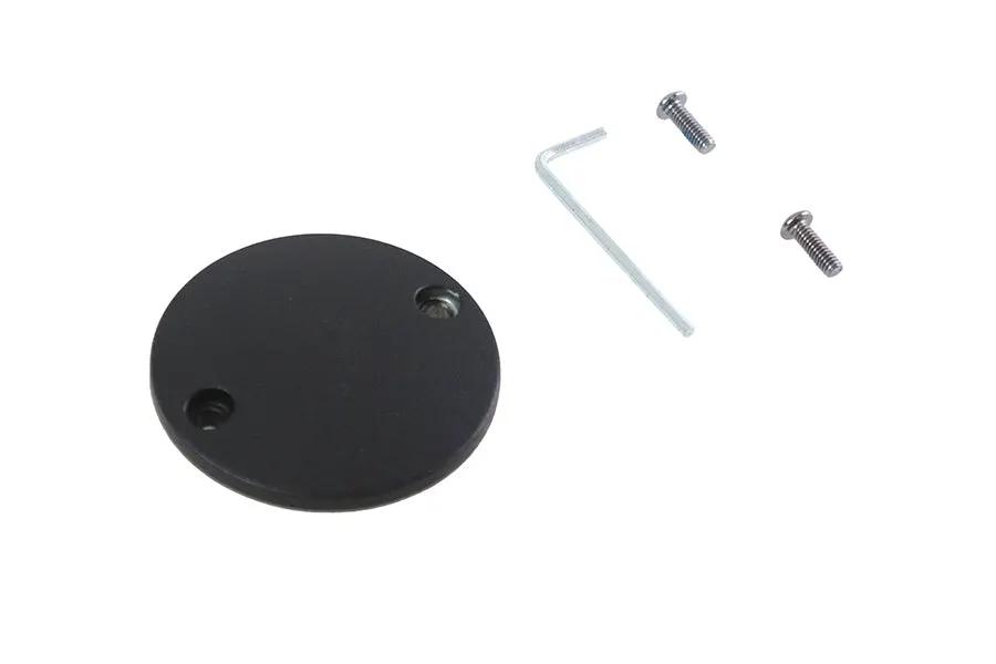 V-Twin M8 Ignition System Cover Domed Wrinkle Black for Harley Davidson FLT Models by V-Twin