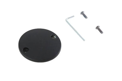 V-Twin M8 Ignition System Cover Domed Wrinkle Black for Harley Davidson FLT Models by V-Twin