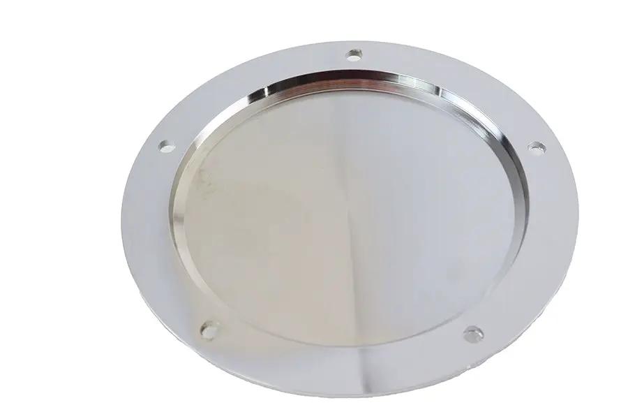 V-Twin Chrome 5 Hole Skull Derby Cover for Harley Davidson FXST Models by V-Twin