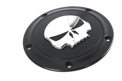 V-Twin Black 5 Hole Skull Derby Cover for Harley Davidson FXST by V-Twin