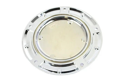 V-Twin Chrome 5 Hole Skull Derby Cover for Harley Davidson FLT Models by V-Twin