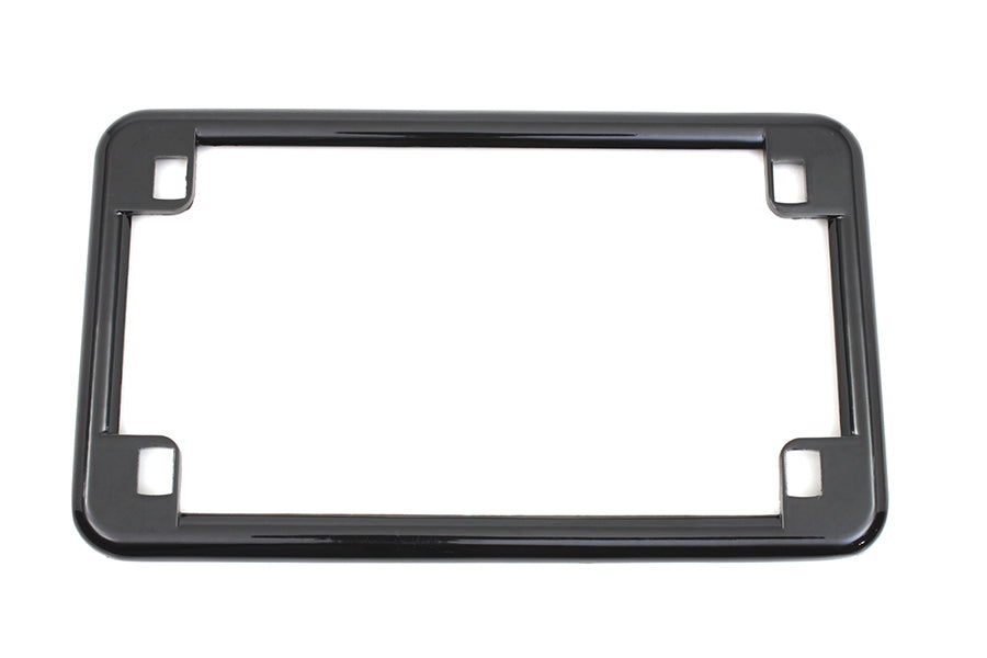 V-Twin 28-6001GB Black 4 Inch x 7 Inch License Plate Frame