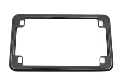 V-Twin 28-6001GB Black 4 Inch x 7 Inch License Plate Frame