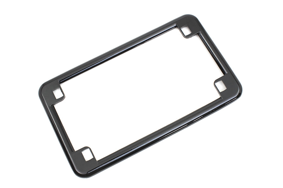 V-Twin 28-6001GB Black 4 Inch x 7 Inch License Plate Frame