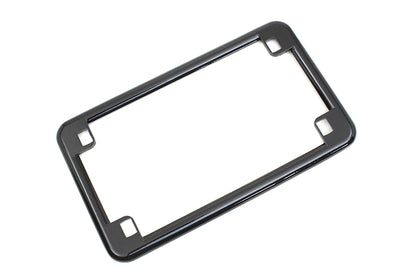 V-Twin 28-6001GB Black 4 Inch x 7 Inch License Plate Frame