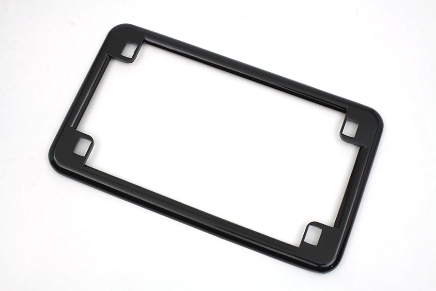 V-Twin 28-6001GB Black 4 Inch x 7 Inch License Plate Frame