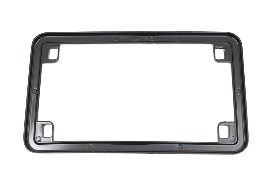 V-Twin 28-6001GB Black 4 Inch x 7 Inch License Plate Frame
