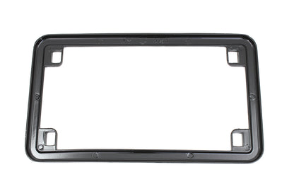V-Twin 28-6001GB Black 4 Inch x 7 Inch License Plate Frame