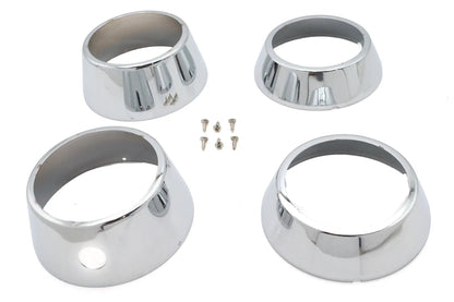V-Twin IM23/IM24 Tachometer and Speedometer Cover Set for Harley Davidson XL (1974-1983) by V-Twin