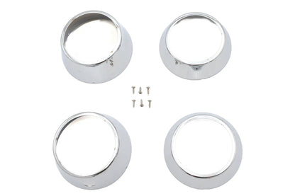 V-Twin IM23/IM24 Tachometer and Speedometer Cover Set for Harley Davidson XL (1974-1983) by V-Twin